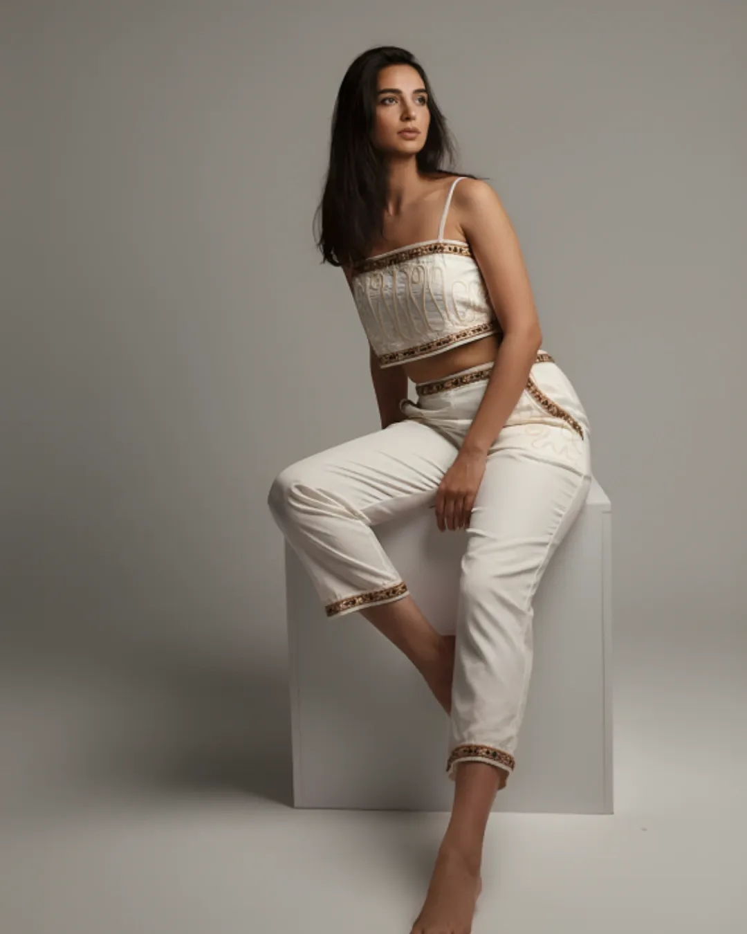 Bohemian Work Tube Top & Pants - La Mode Collection